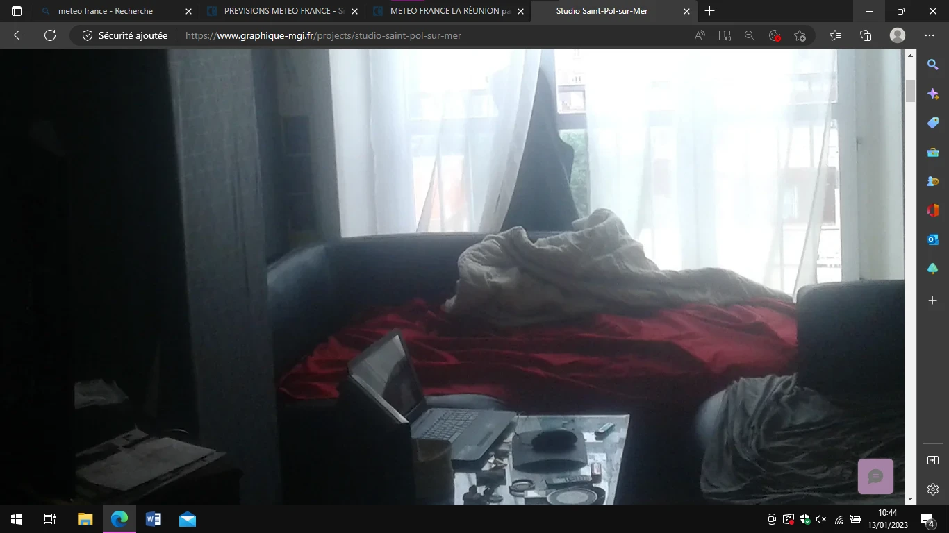 Vue d'ensemble du studio principal